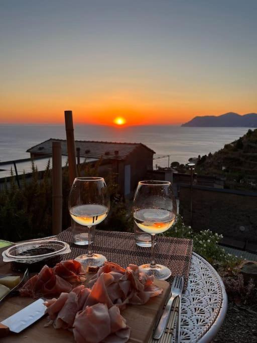 Ferienwohnung Sunset Manarola Exterior foto